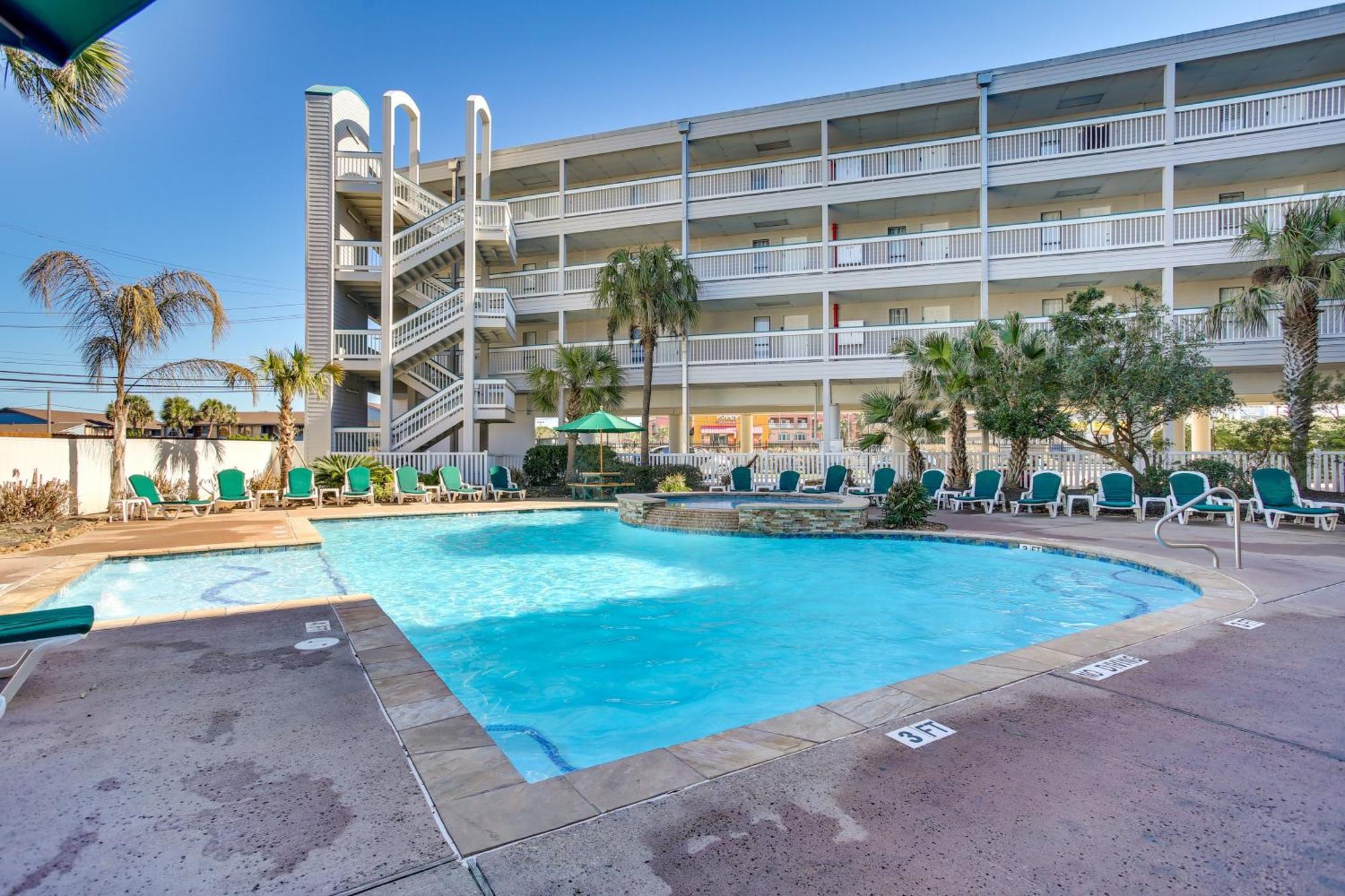 Galveston Retreat With Balcony And Gulf Views! Apartment Luaran gambar